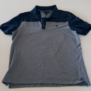 Banana Republic Mens Large Blue Grey # 78 Polo